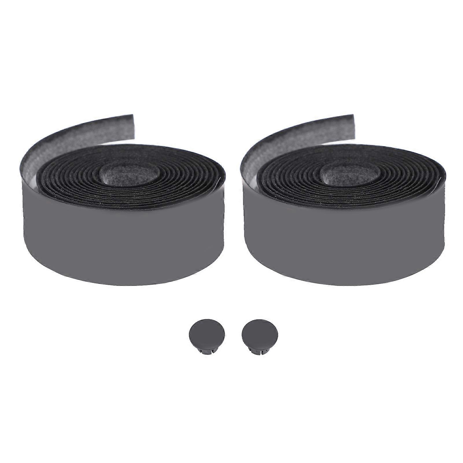 Bike Handlebar Tape PU and Synthetic Fabrics Sulphurized Cloth Non Slip Cycling Handle Wrap