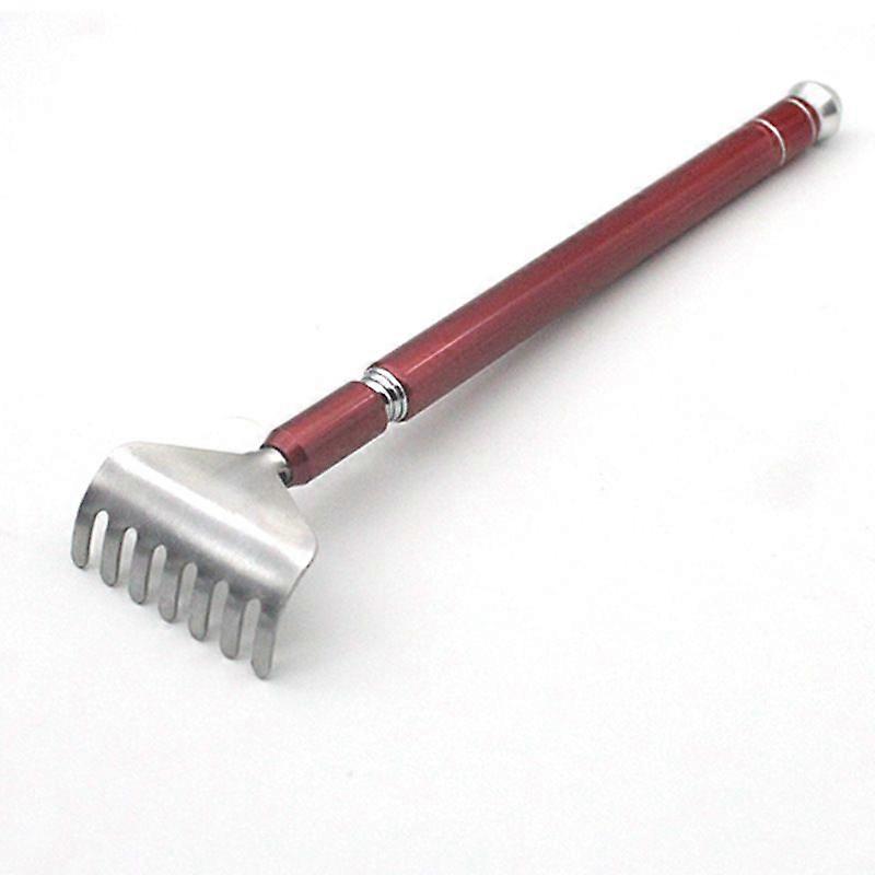 Retractable back scratcher, back scratcher, scratcher, red 1 piece