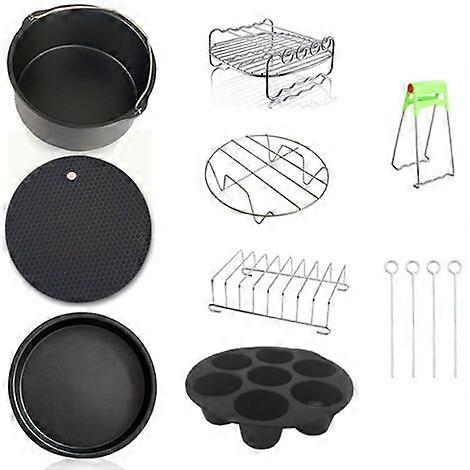 Air Fryer Accessories 8 Piece Set Air Fryer Accessories 7 Inch Kitchen Tool 8 Piece Set