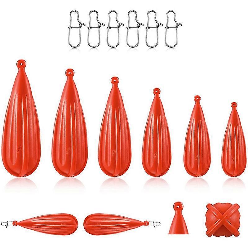 Fishing Practice Plug Fishing Casting Plug Rubber Practice Plug,6Pcs