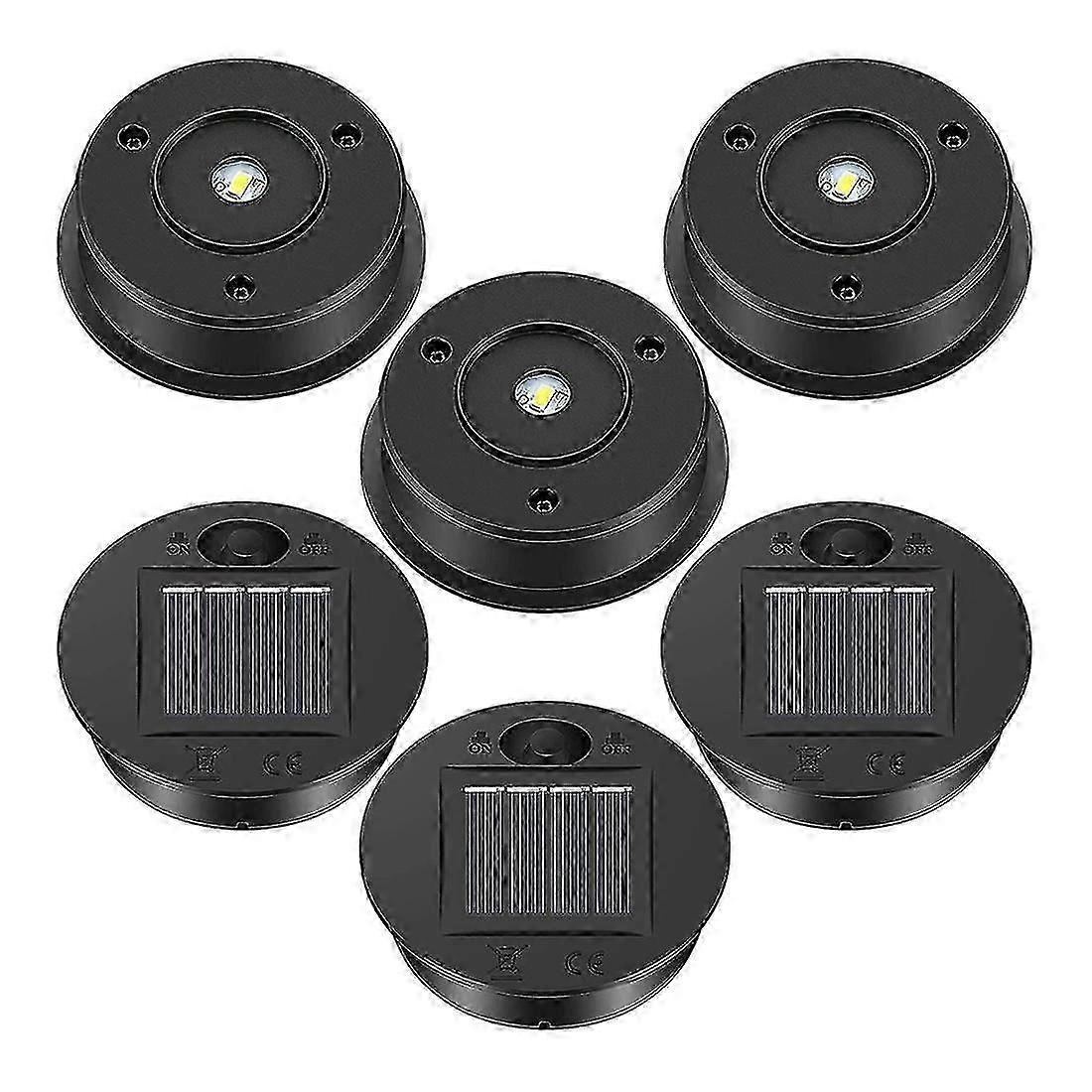 6 pièces de lanterne solaire 7 lumens étanches pour décor suspendu de jardin