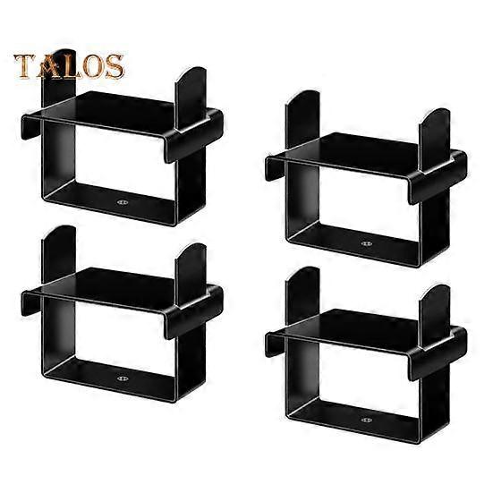 4Pcs Leaf Spring Clamp Kit Rustproof Corrosion Resistant Wide Application Heavy Duty Trailer Leaf Spring Bend Repair Clips Set