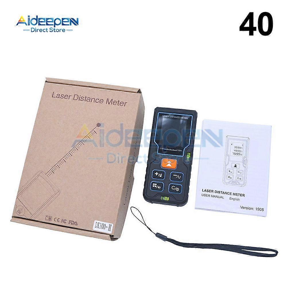 40/60/80/100M Rangefinder Laser Distance Meter High-precision Infrared Measuring Instrument Handheld Electronic Ruler Measuring