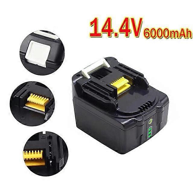 Applicable To Replace Makita 14.4V Power Tool Accessories Battery 6000Mah Lithium Battery Pack