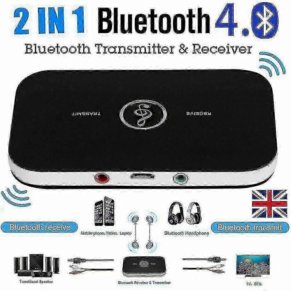 Bluetooth Transmitters Bluetooth Wireless Audio Transmitter Receiver Hifi Music Adapter Aux Rca 2 In 1