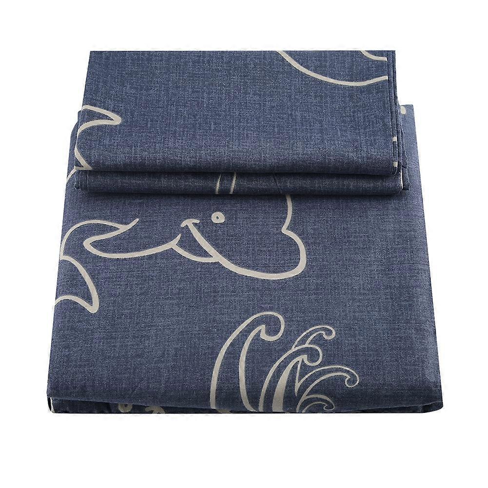 3 Pcs / Set Modern Style 100% Polyester Bedding Set Pillowcase Fitted Sheet (Queen)