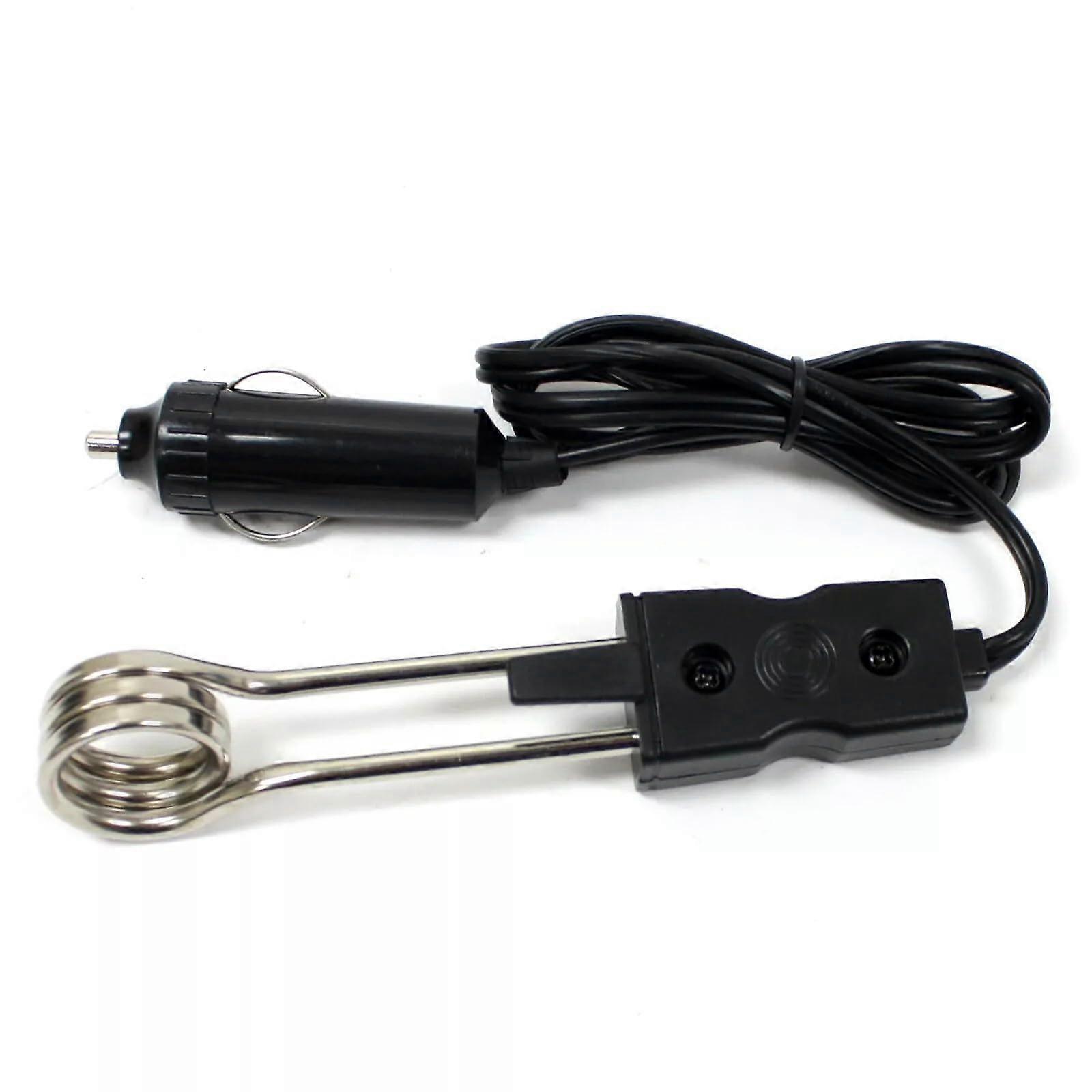 Portable Car Immersion Water Heater 12V DC 5 Inch Coil 2-Pack for Camping and Travel Hot Water Solutions