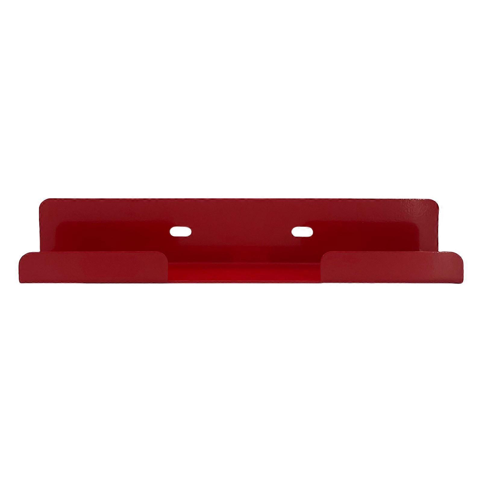 Easy to Install Steel Wheelie Bin Wall Bracket for Reliable Outdoor Garbage Can Security Red