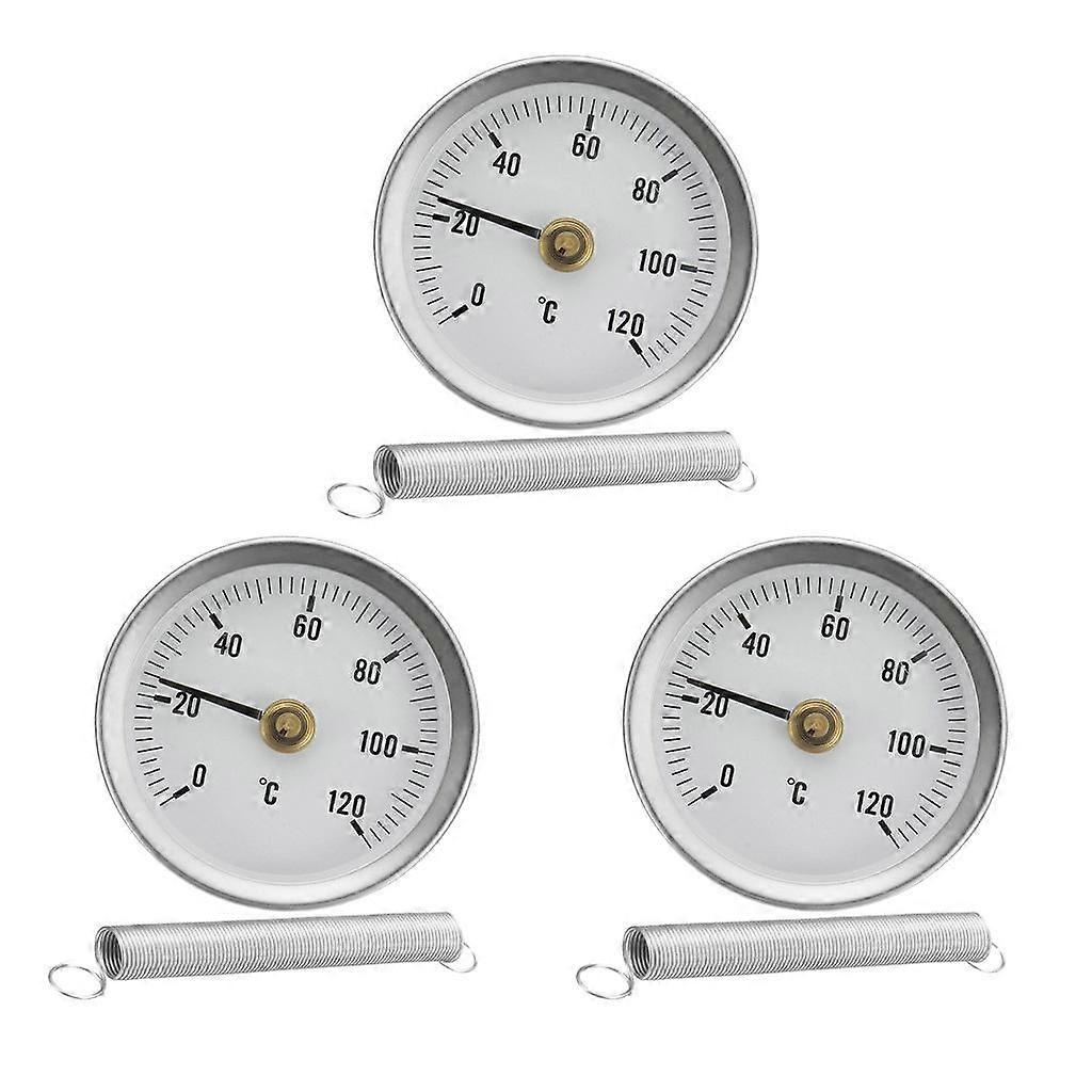 3PCS 63mm Temperature with Spring
