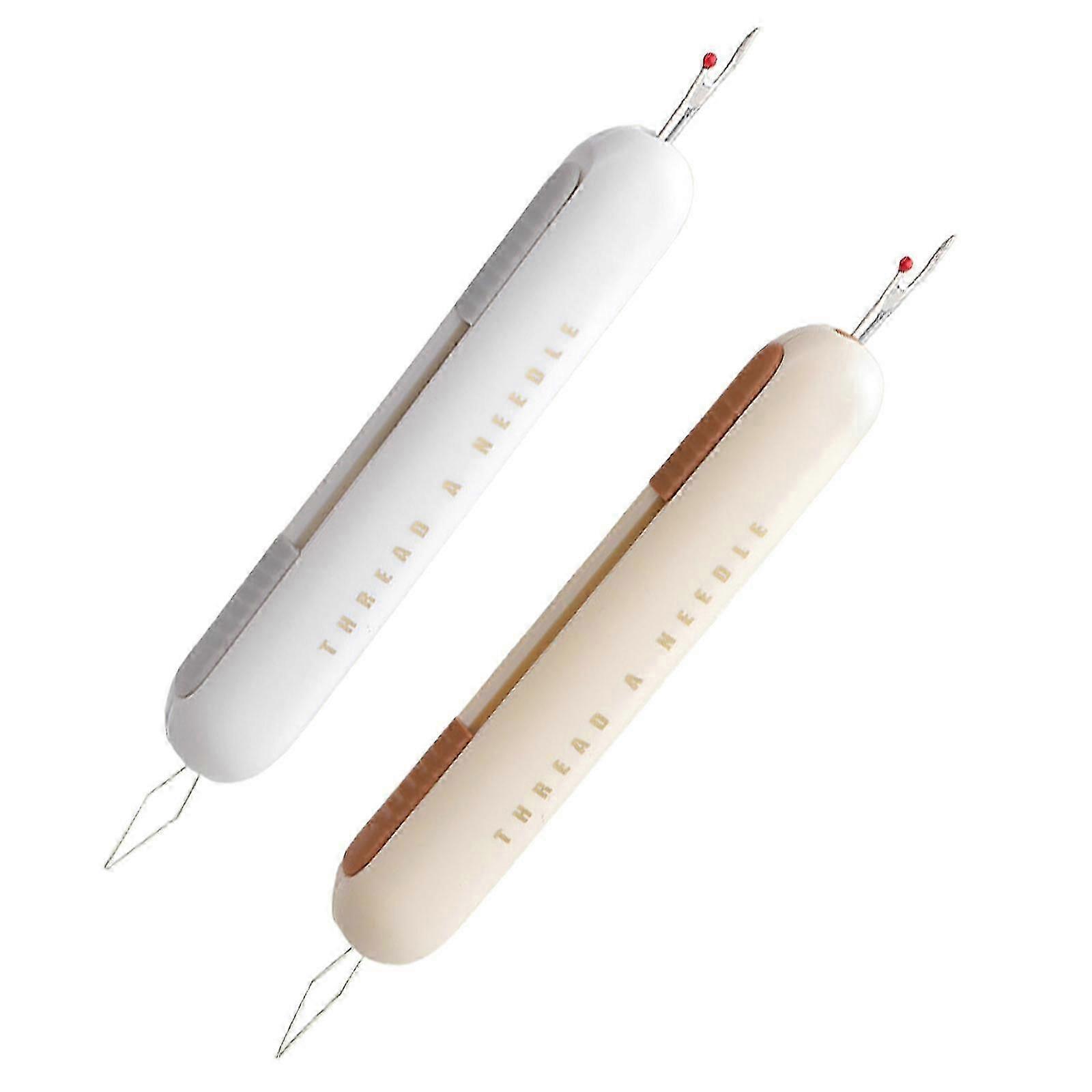 2PCS Seam Ripper Sewing Threader Durable Clothes Thread Remover Easy Threader for Hand Stitching Embroidery Crafting Projects