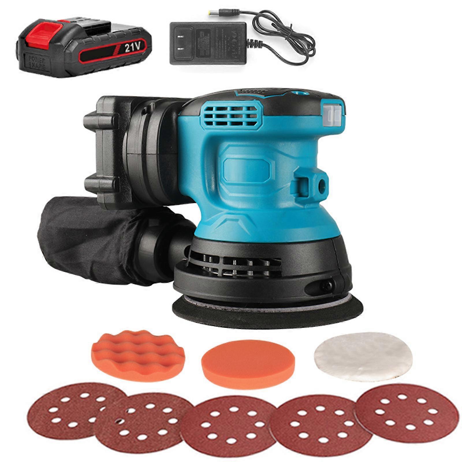 Powerful Wireless Orbital Sander 7500-15000RPM with Adjustable Speeds and Dust Collection System for Home Improvement