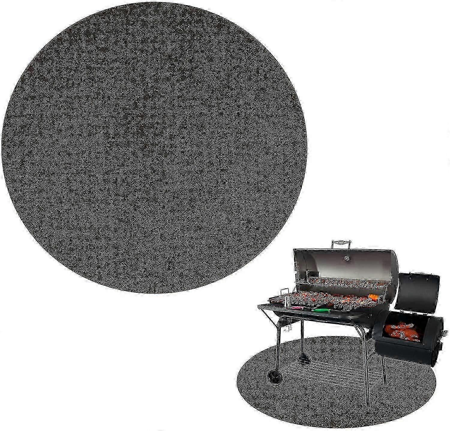 Fireproof Round Mat Ideal for Decking and BBQ Grill Heat-Resistant Gift