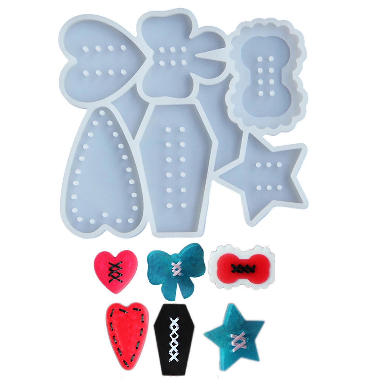 רב funtional בלט שיער קליפ תבניות שיער תכשיטי תבניות סיליקון מרקם תספורת עובש מתאים למסיבה וחתונה