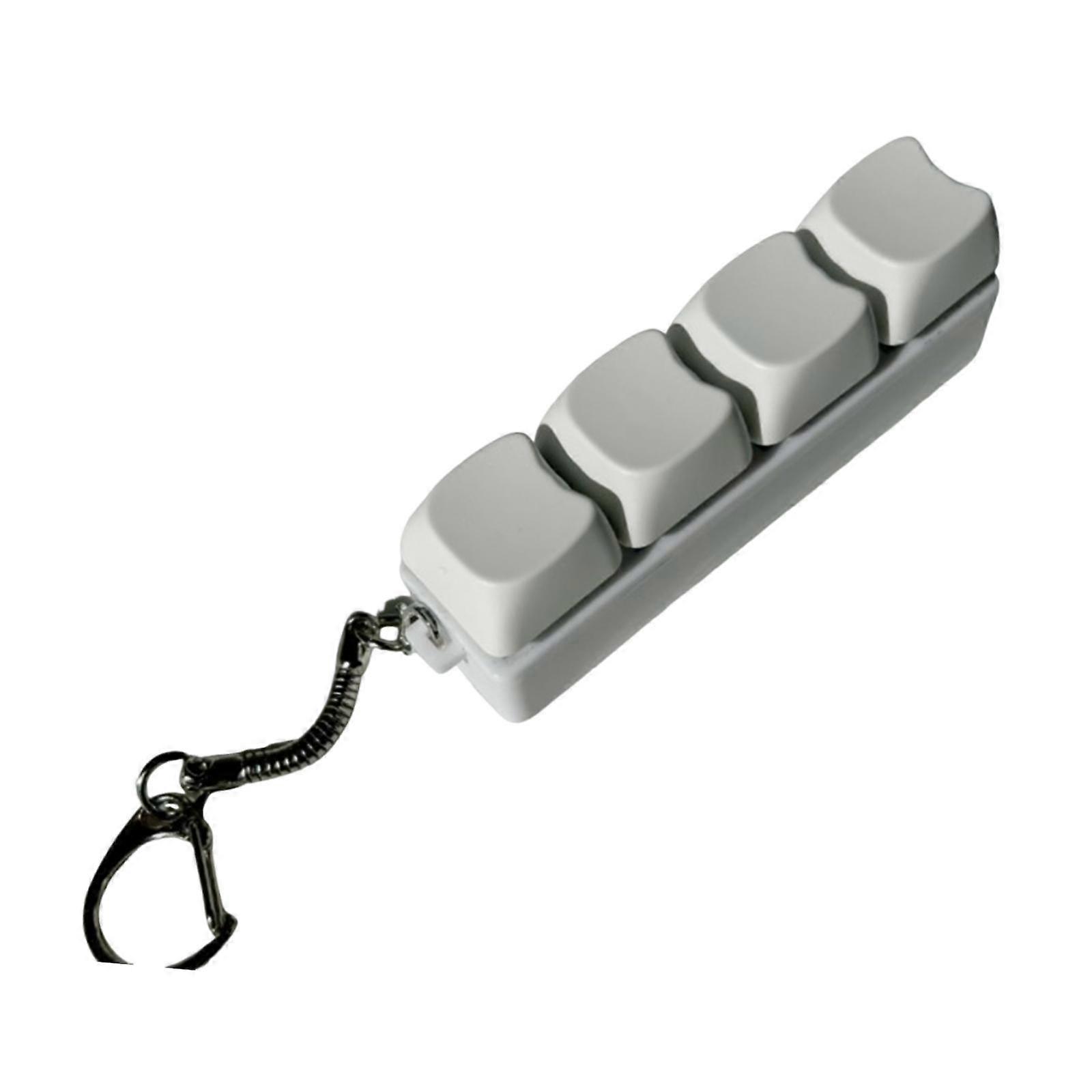 Fidget Clicker Toy Keyboard Decompression Button Sturdy Fun with Interactive
