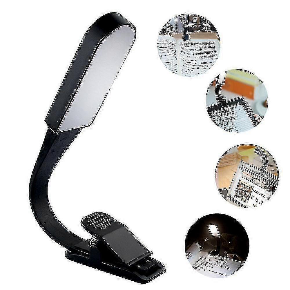 Book Light, Usb Rechargeable Reading Light With Touch Sensor, Reading Lamp