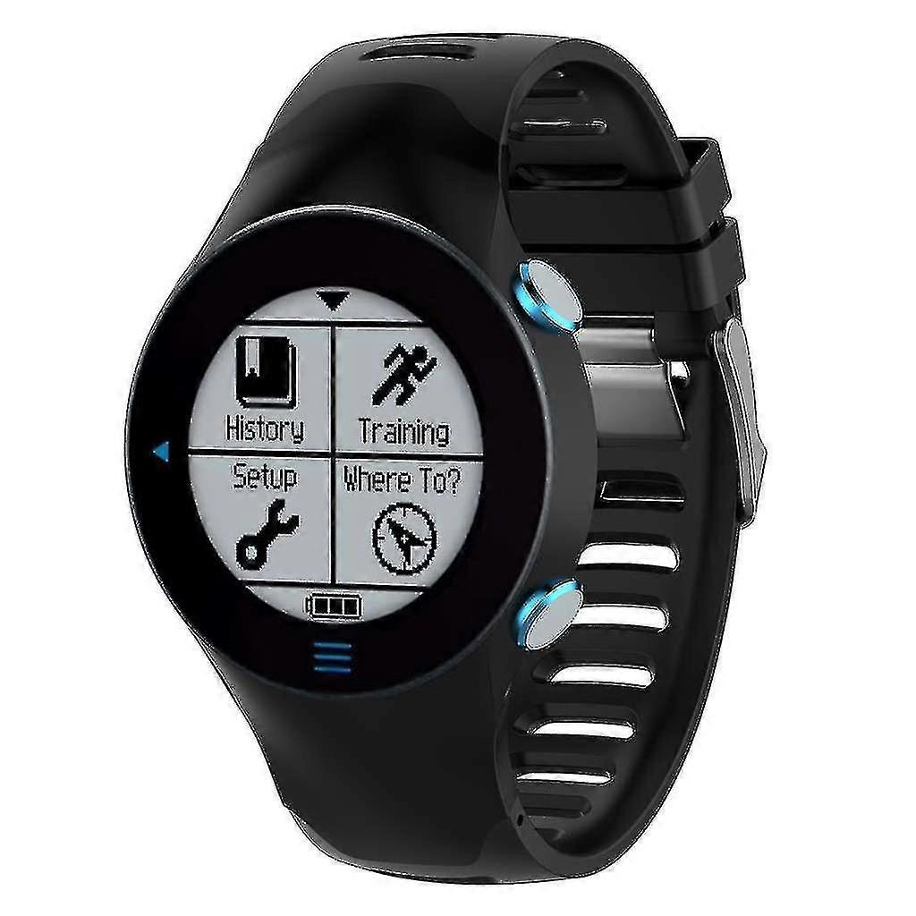 Garmin Forerunner 610 Black Anti-Scratch Silicone Strap