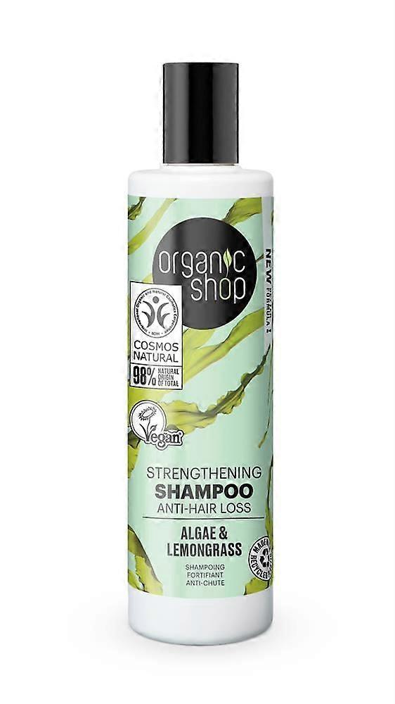 Organic Shop OS 强化洗发水抗脱发藻类和柠檬草 280ml