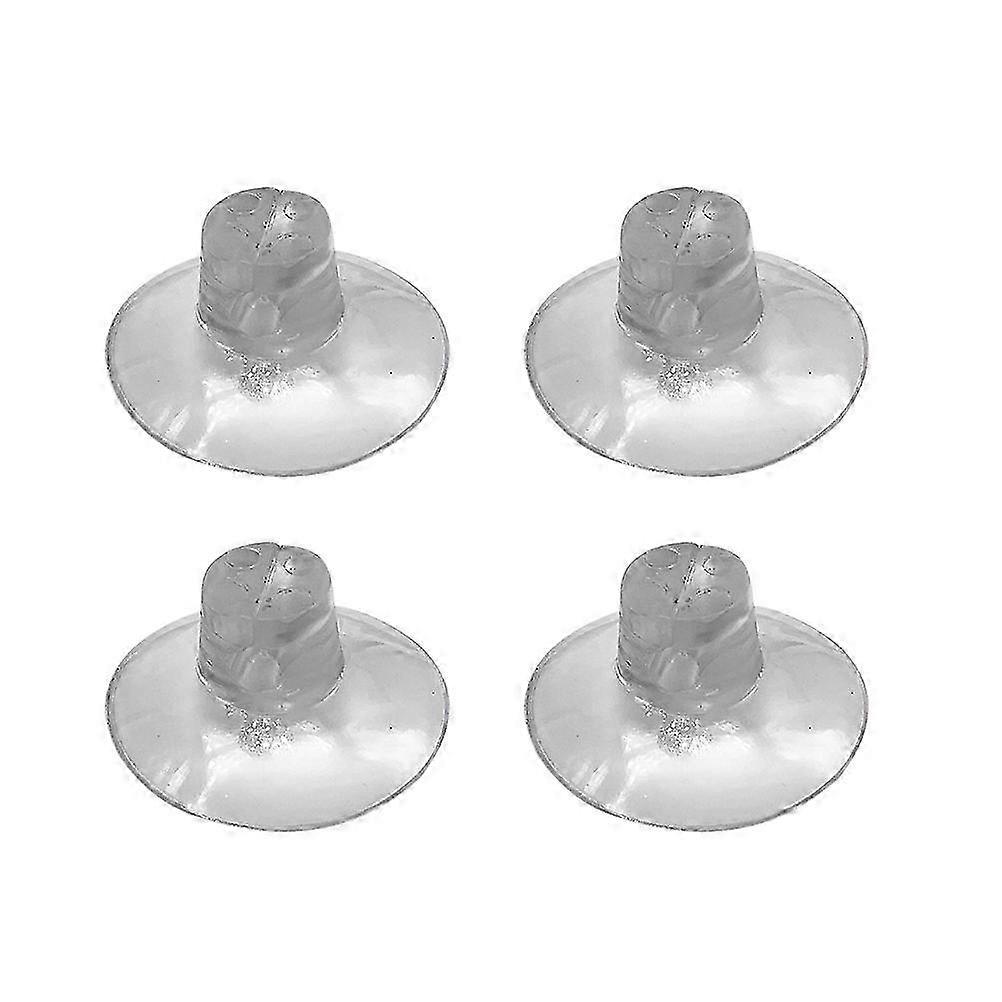4 Pcs Glass Suction Cups Wall Hooks Utility Hooks Plastic Hangers Home Hooks