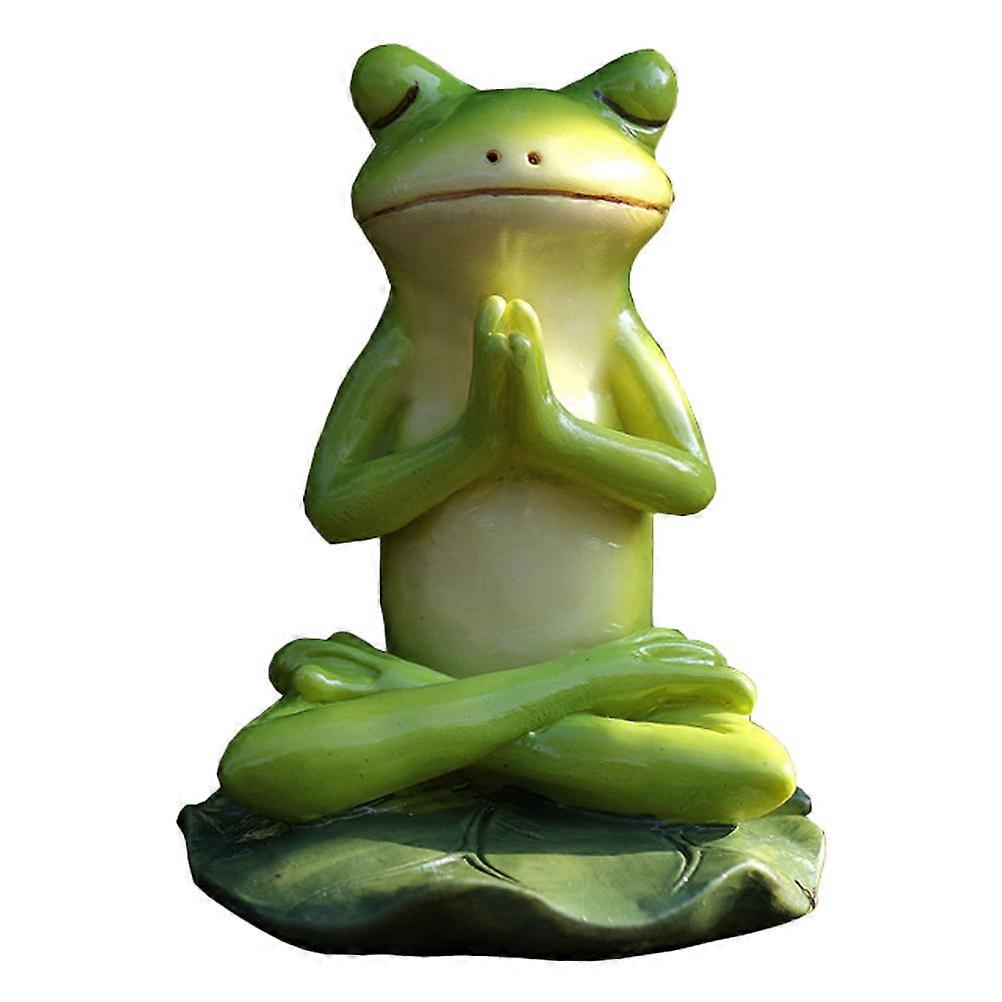 Resin Frog Decor, Enhances Visual Interest in and Landscapes