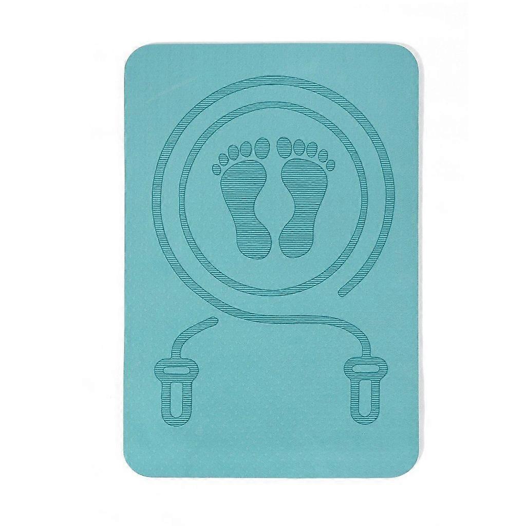 NonSlip Thick Exercise Yoga Mat Jump Rope Mat Shockproof Exercise Skipping Mat