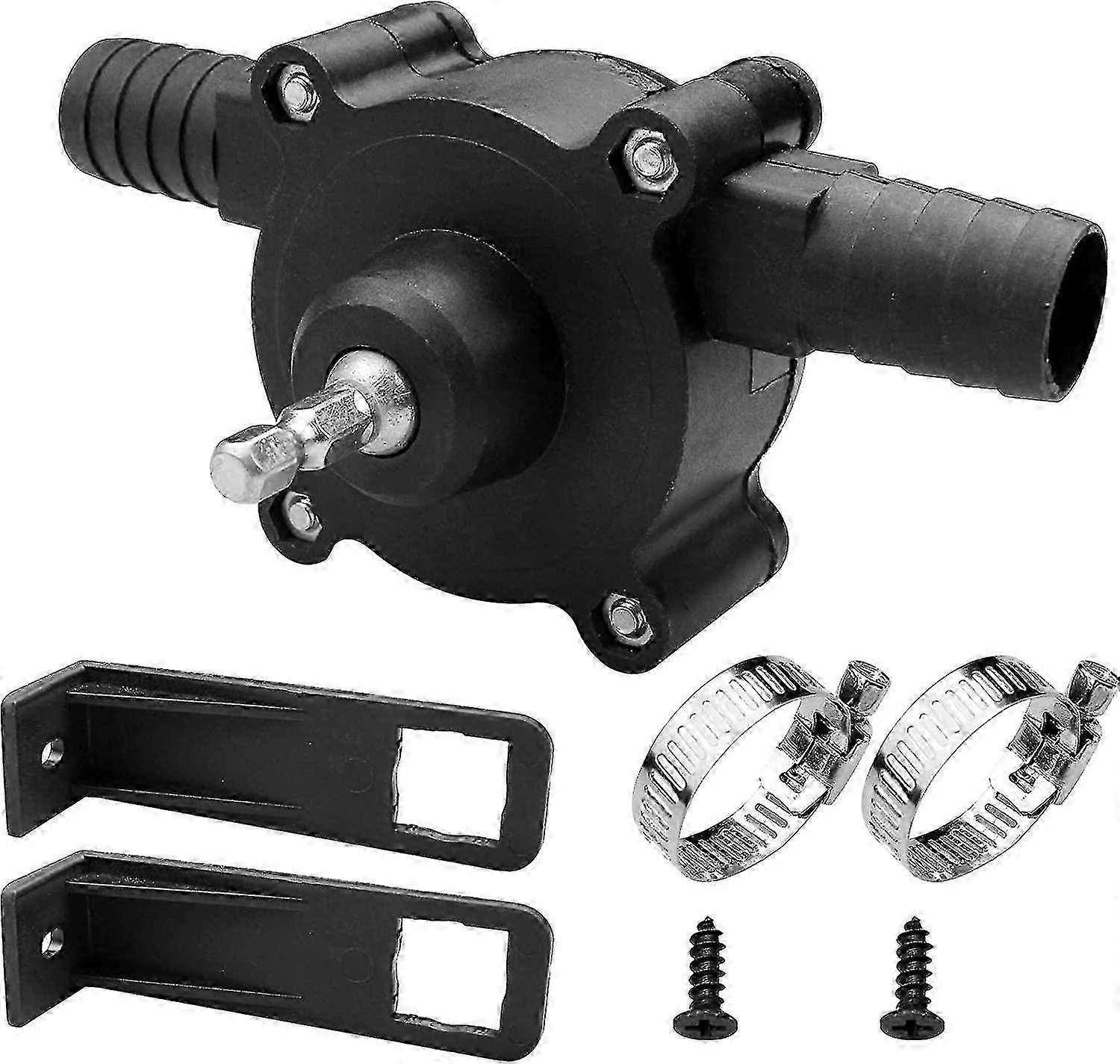 Mini Portable Electric Hand Pump with Two Connections for Self-Priming Drill