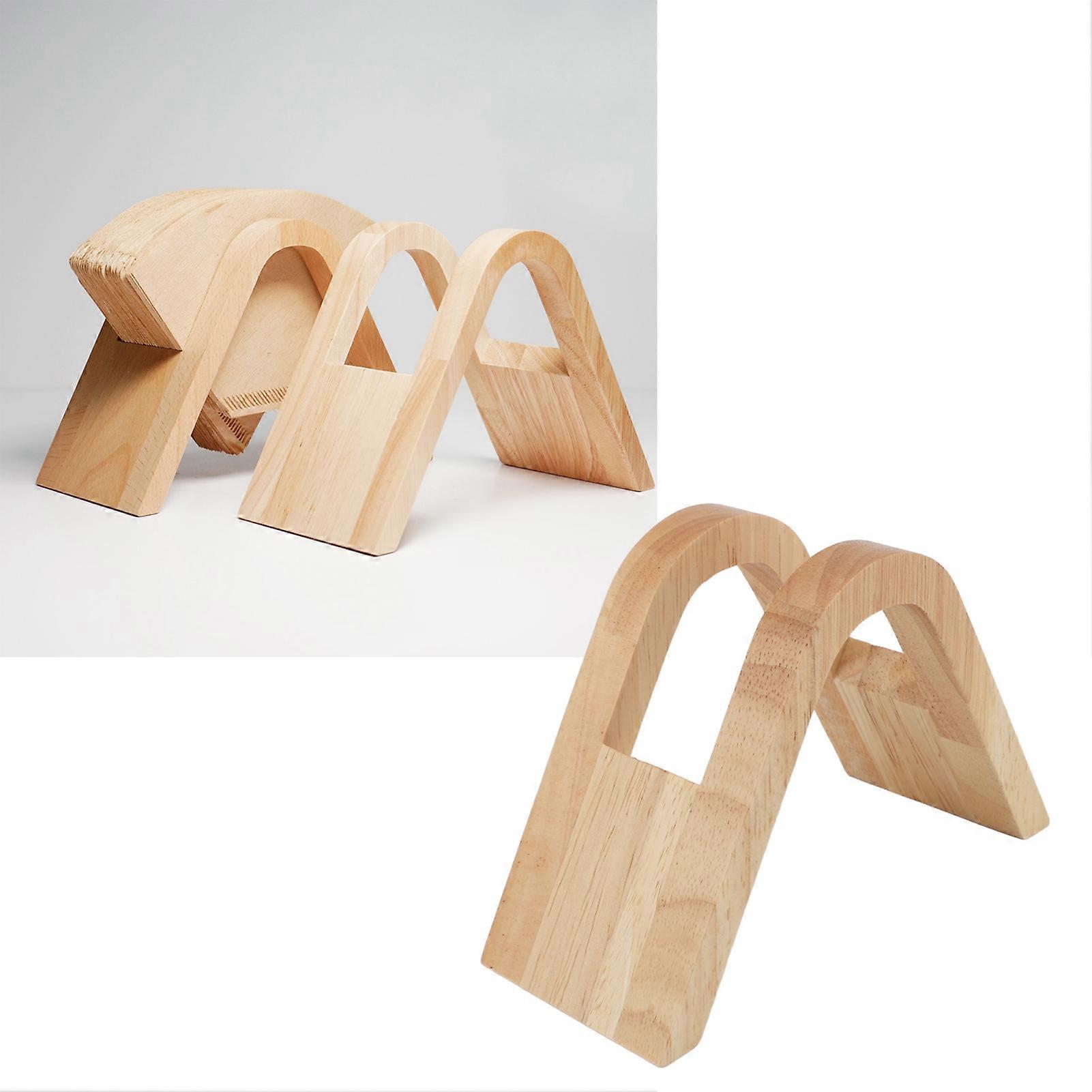 Coffee Filter Holder Arch Design Waterproof Coffee Paper Storage Rack Coffee Filter Paper Container Stand for Home Use 