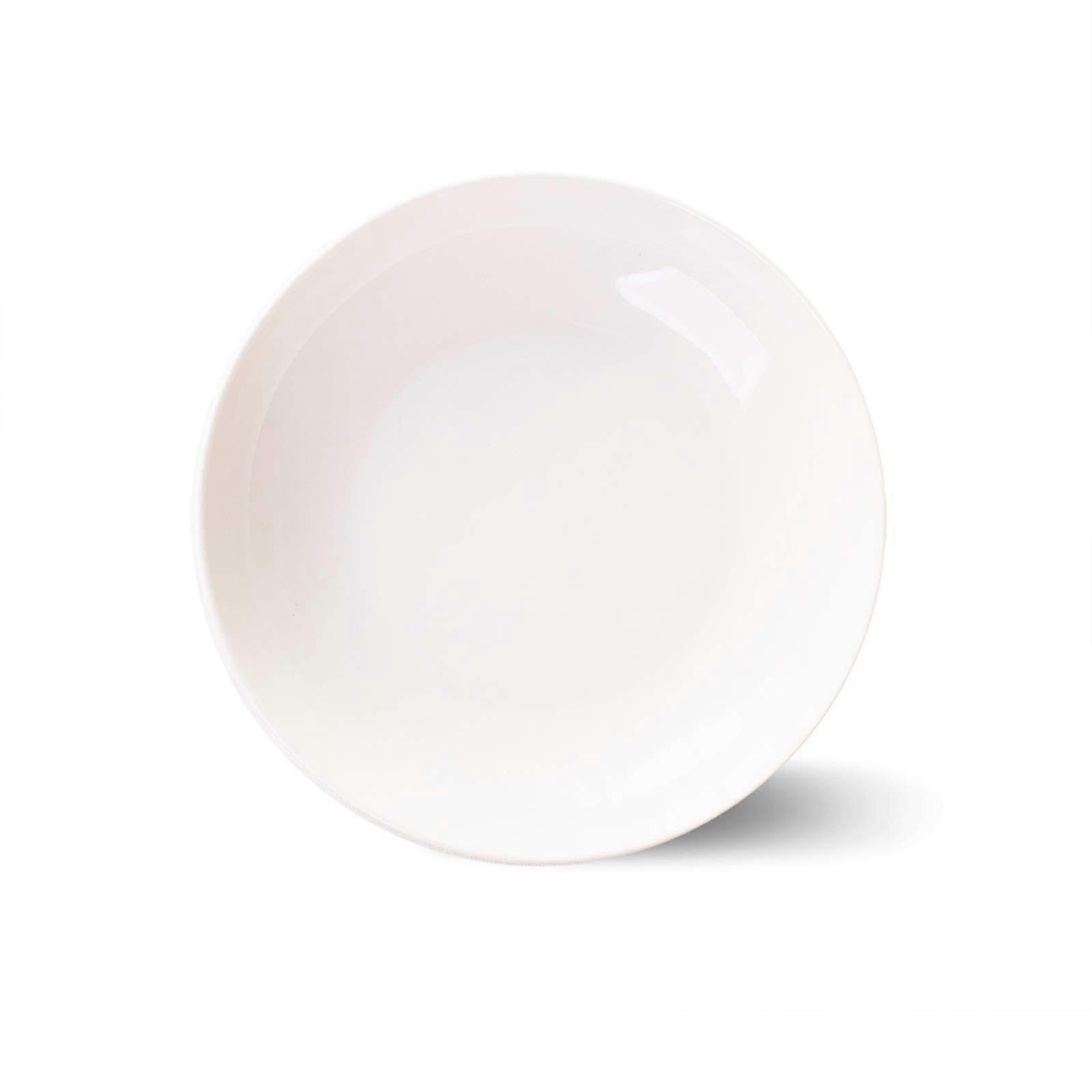 Ceramic Round Dinner Plate, 20.3 cm Salad and Dessert Dish for Home, Cute Creative Tableware in Color E