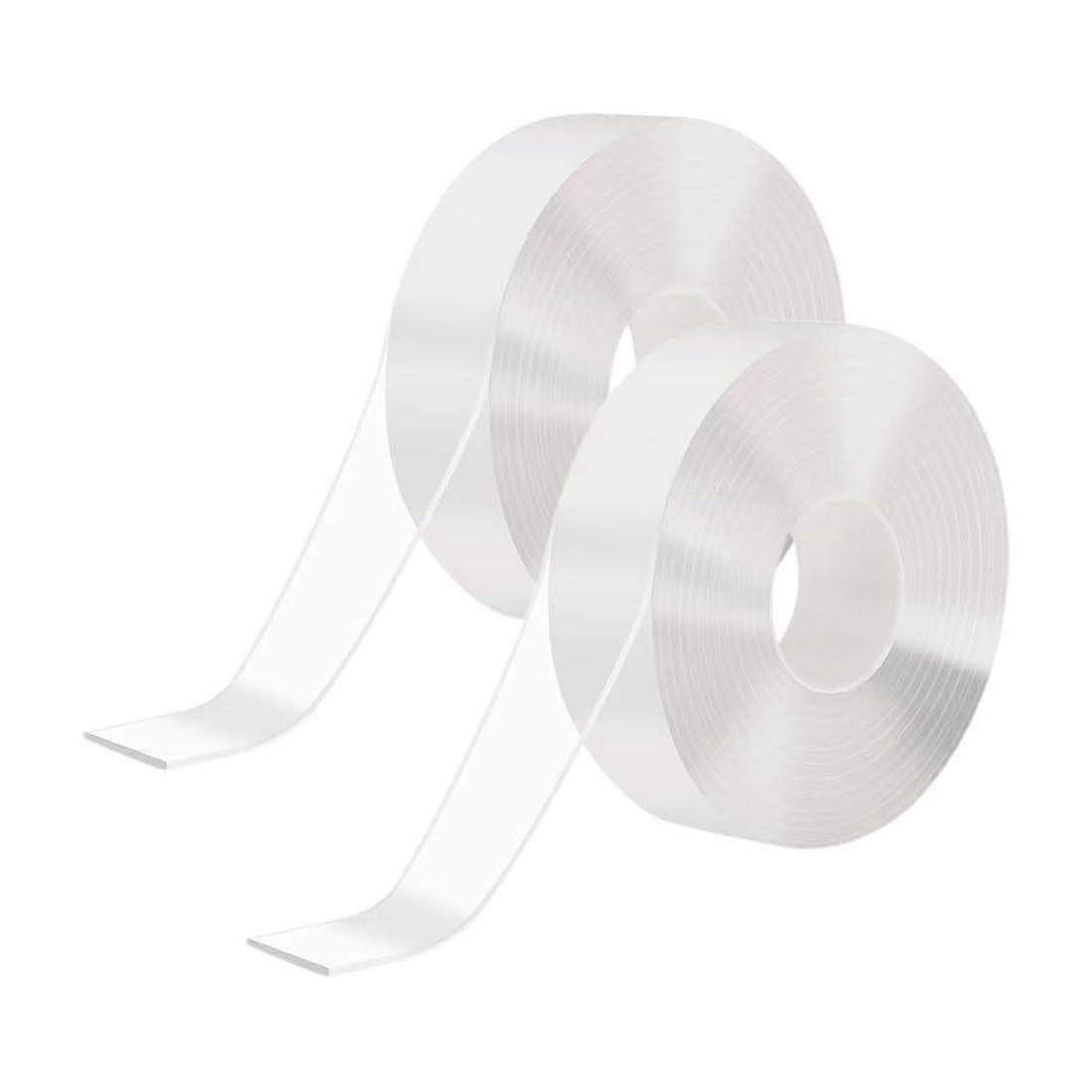 DoubleSided Adhesive Tape, Extra Strong, Nano Tape, NonMarking, Reusable, 1 mm x 20 mm x 5 m