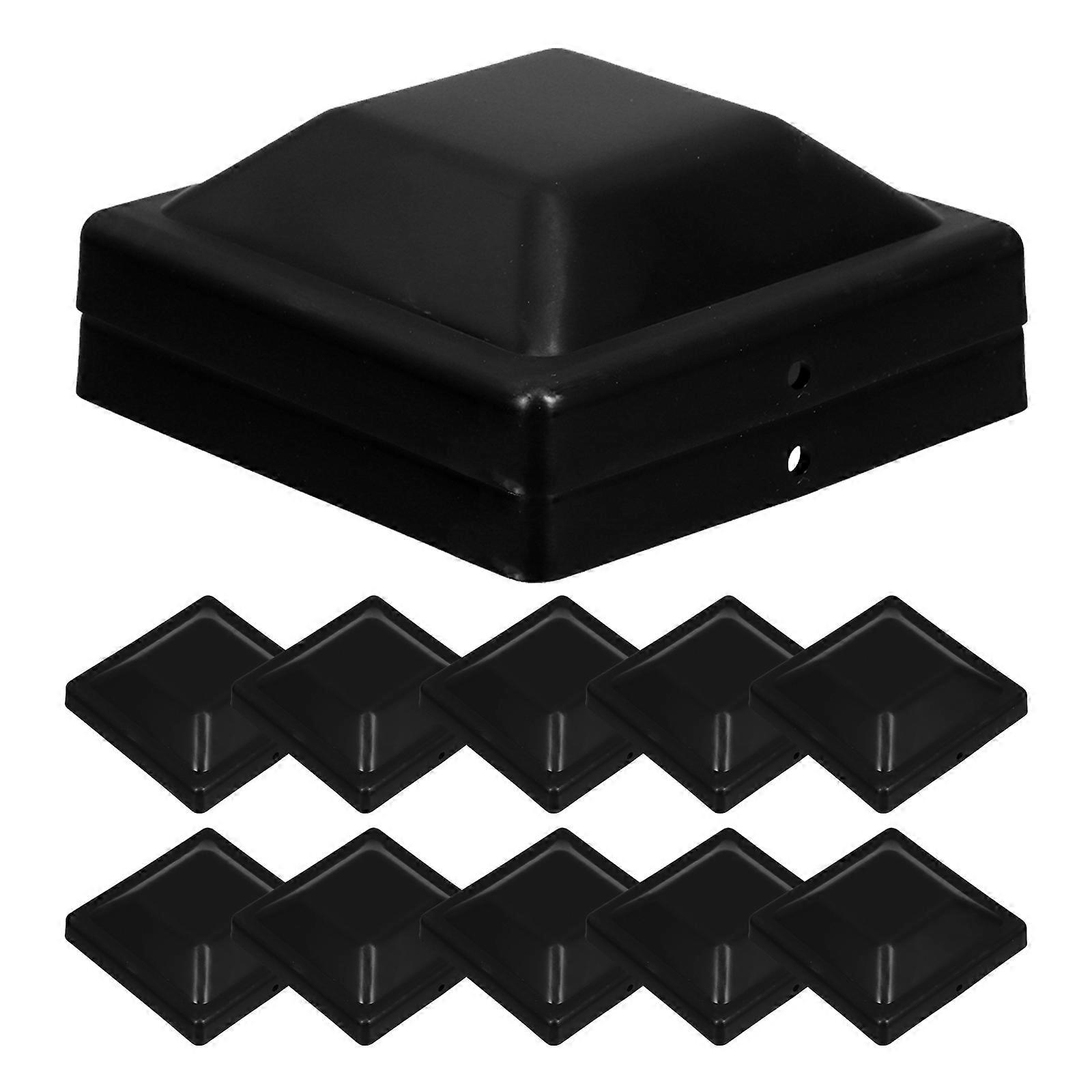 12pcs Post Caps for Outdoor Fence Posts – Durable, Weather Resistant Protective Covers for Wooden Poles – Easy DIY Installation, Stylish Design