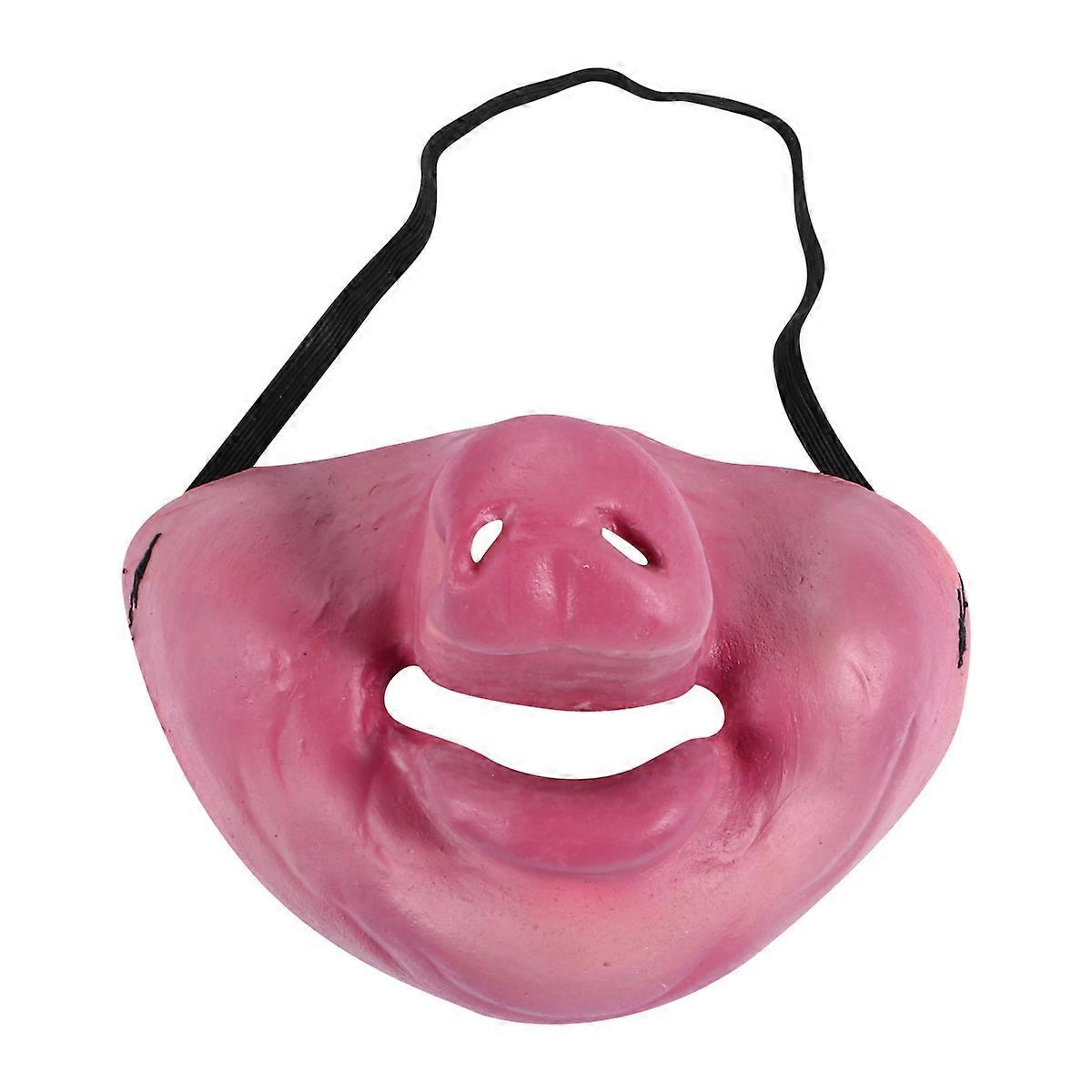 Cosplay Mask Party Supplies Halloween Scary Half Face Assorted Color 1Set