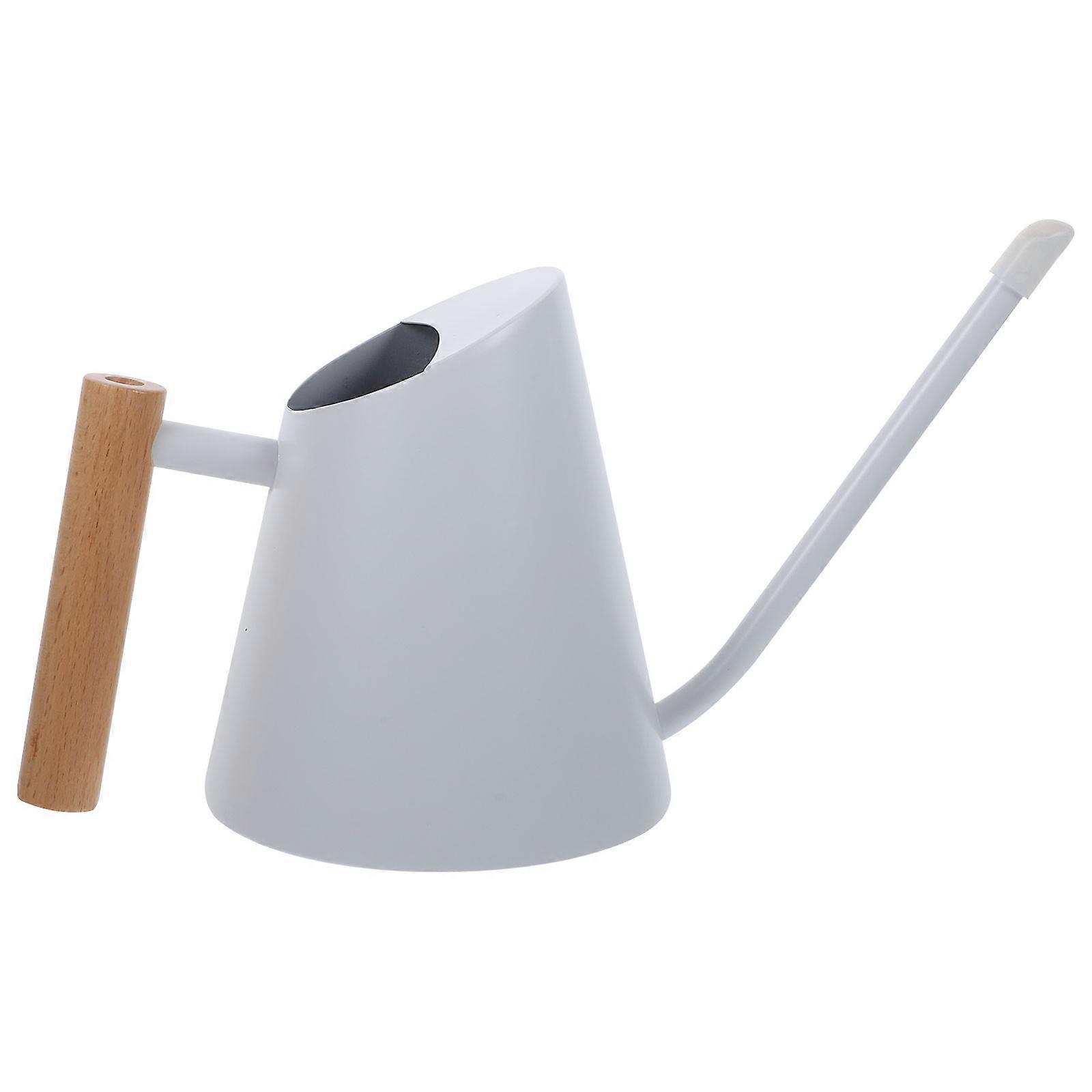 Garden Planting Tool Wood Handle Watering Pot Indoor Gardening 900ML Capacity Ergonomic Design 1Pack