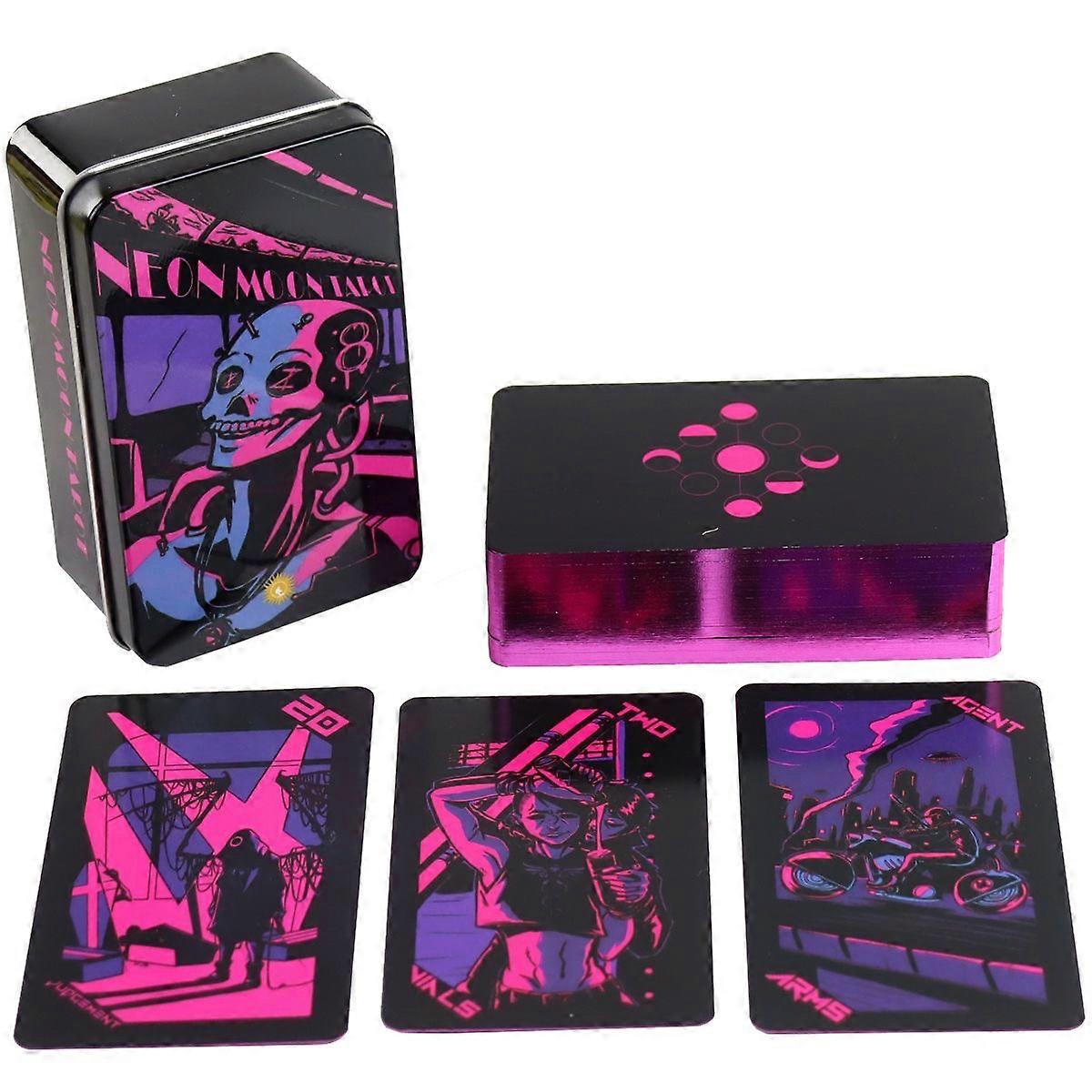 Neon Moon Tarot Deck: Oracle Cards for Beginners Divination