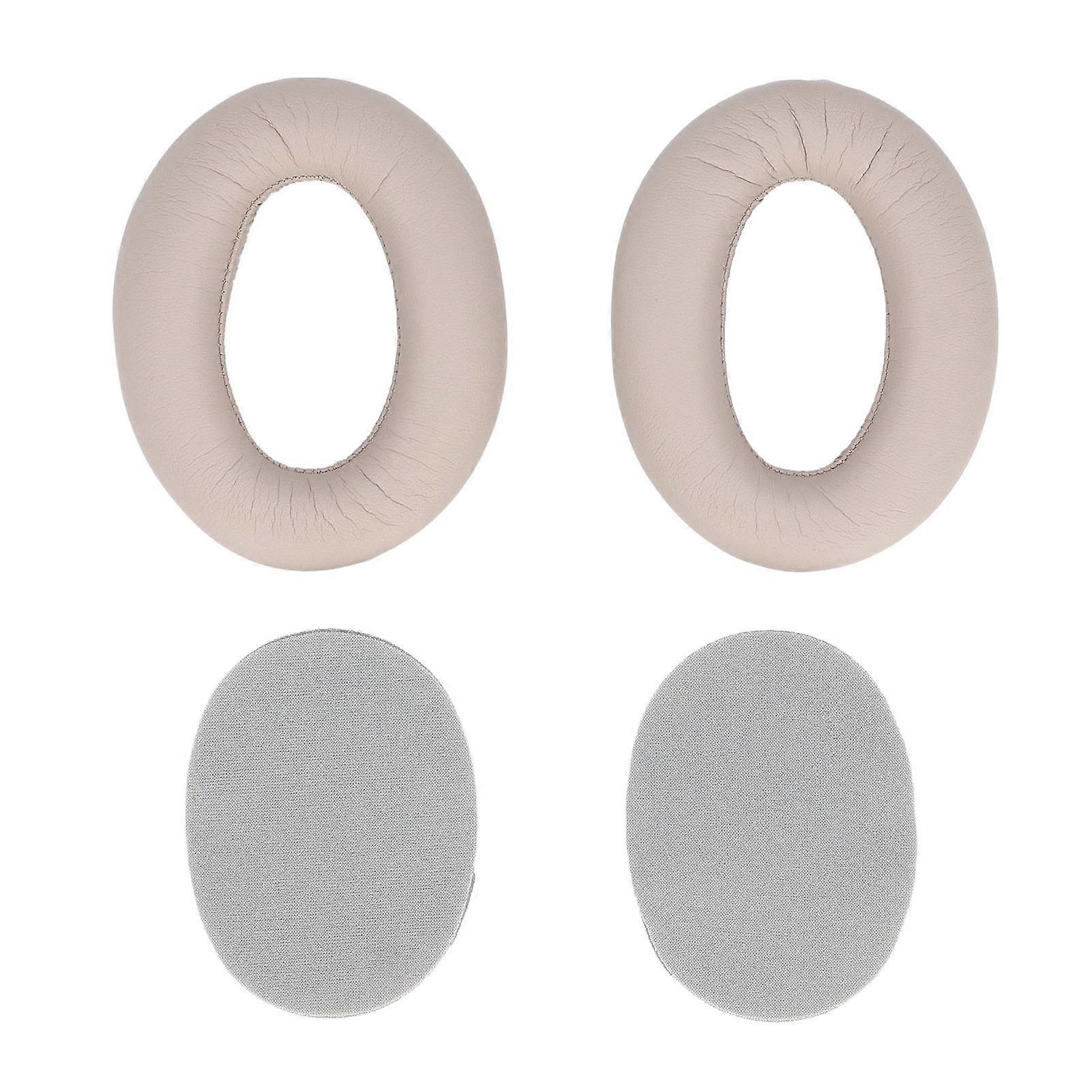 Replacement Ear Pads for WH-1000XM2 and MDR-1000X Headphones, High Density Foam and Protein Leather, Noise Isolating, Light Brown