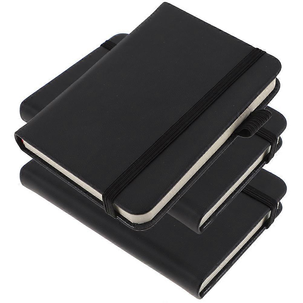 3 قطع المدمجة دفتر يوميات مجموعة خفيفة الوزن PU المغطاة دفاتر الملاحظات للكتابة والتخطيط والملاحظات مثالية للطلاب والمهنيين