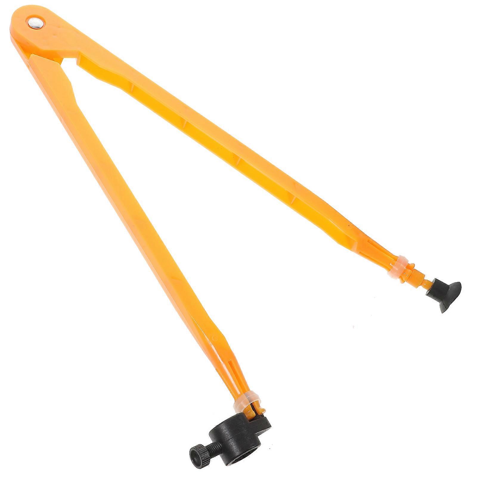 Beam Compass Draw Tool For Blackboard Math Teaching Fitting Yellow 46.00X7.00X4.00cm Measuring Demonstration Tool 1Pcs