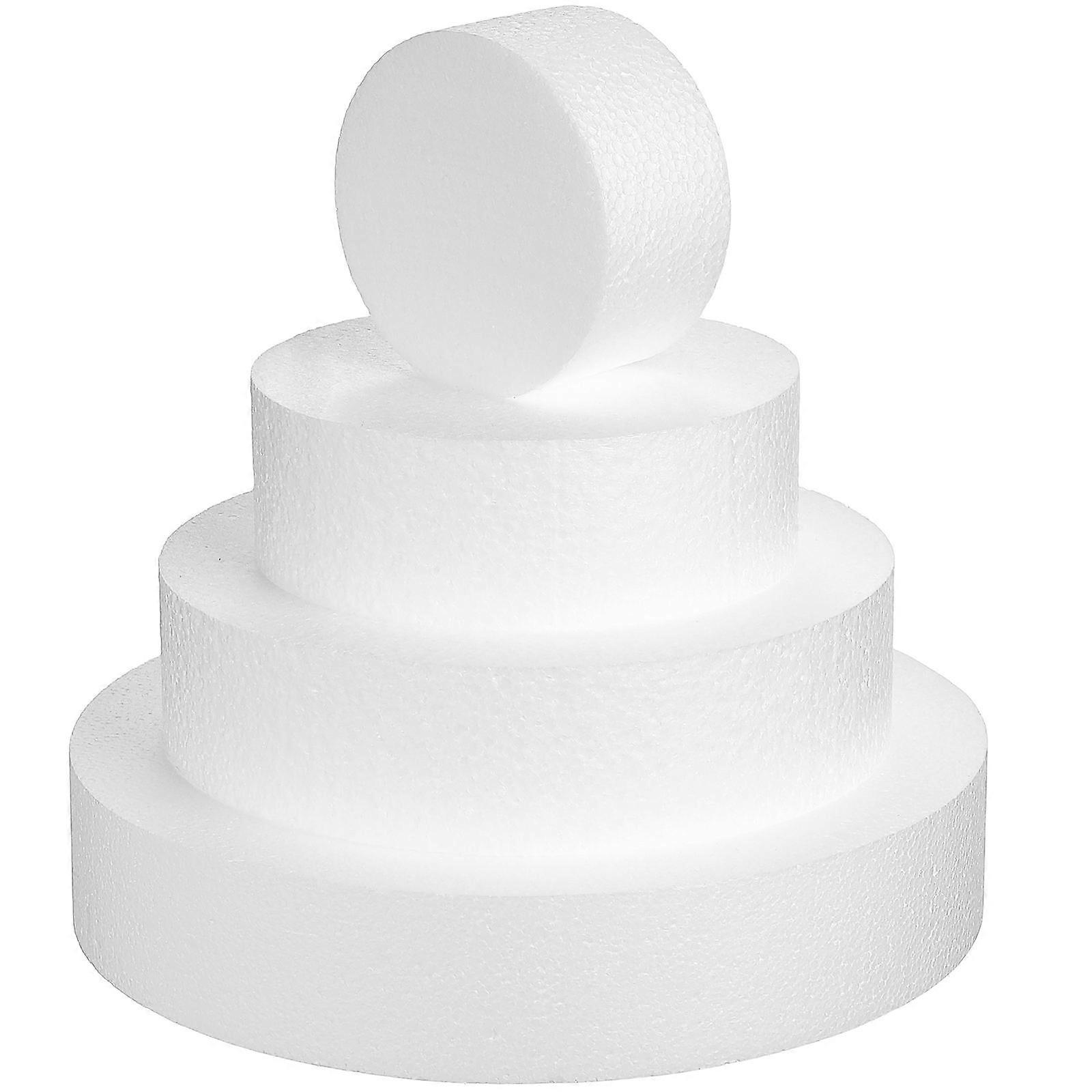 4pcs Foam Cake Decorating Props   Realistic Dummy Models for Bakery Practice, Crafts, DIY & Window Displays