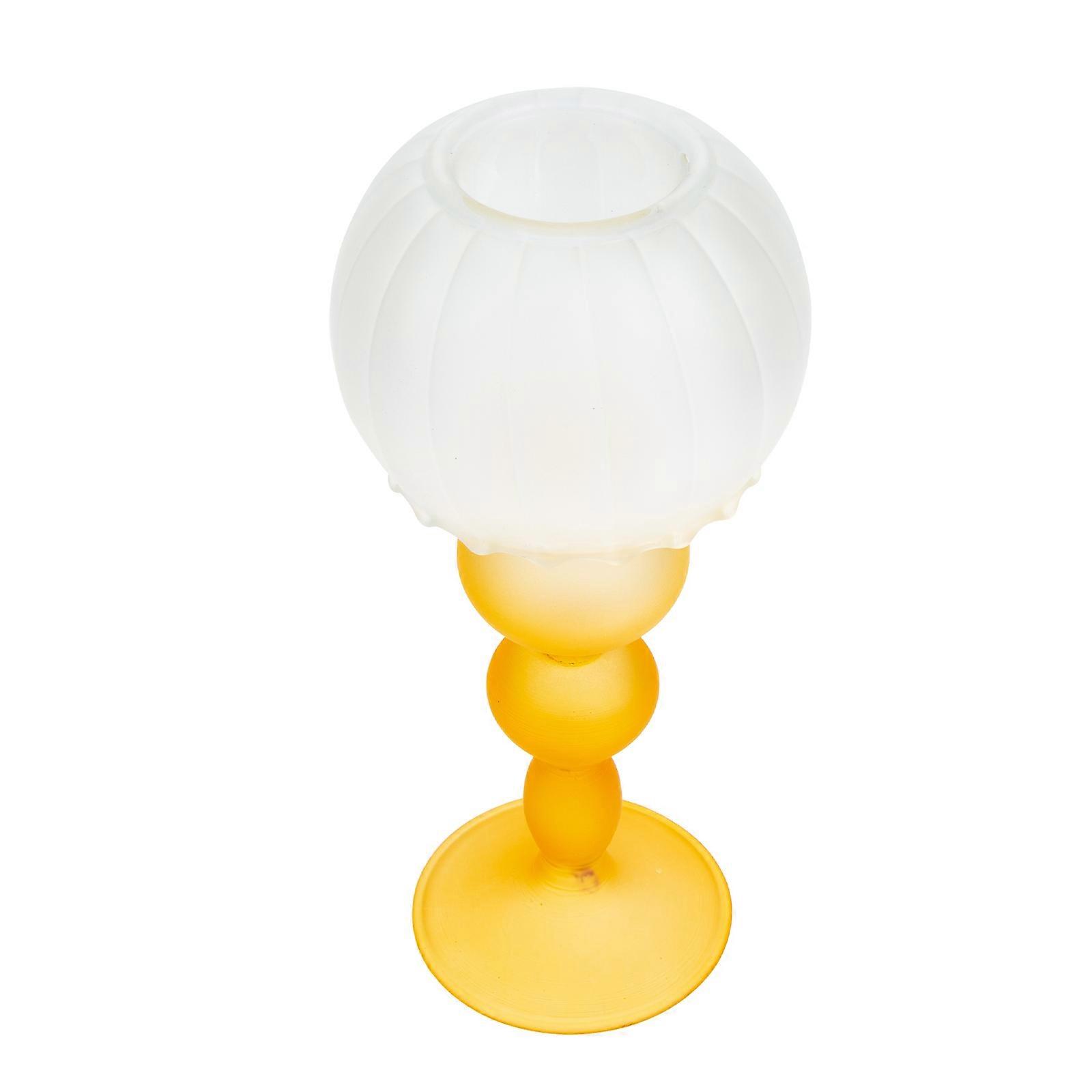 Candleholders for Table Decor Glass Candlestick Lamp European Minimalist Style 21x10cm 1Set