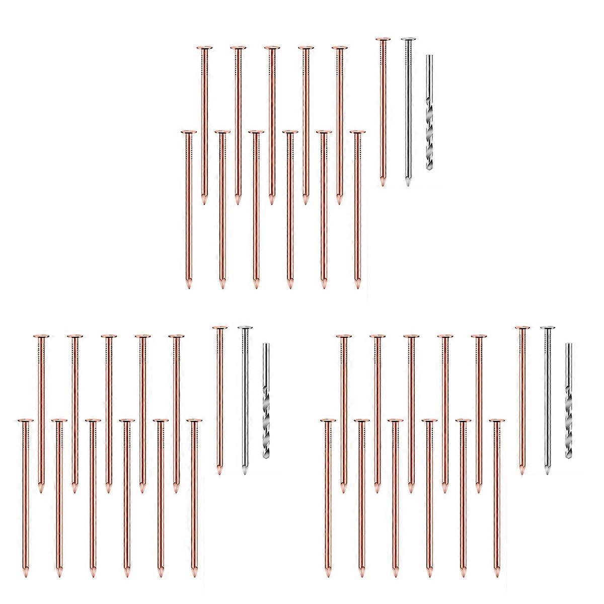 Copper Nails Kit to Killing Trees,3.5 Inch Pure Copper Nails Bulk