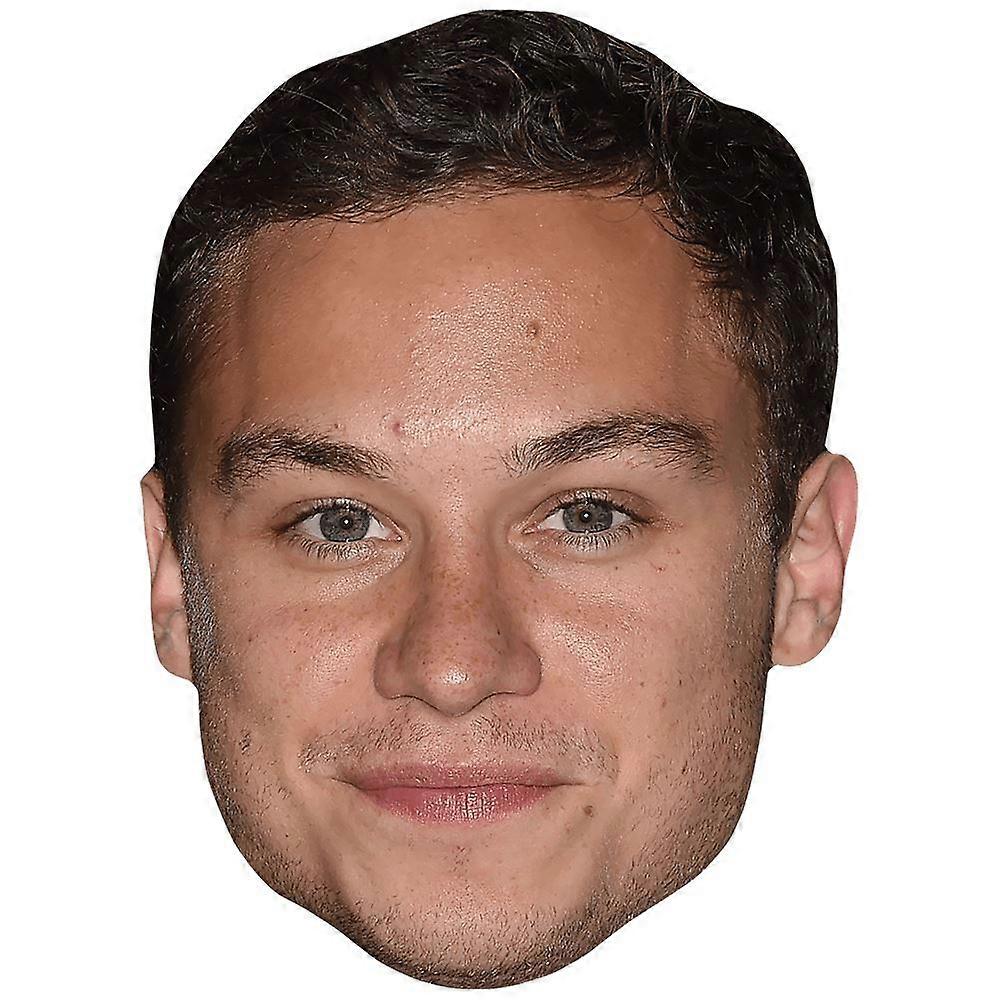 Finn Cole (Stubble) Celebrity Mask, Flat Card Face
