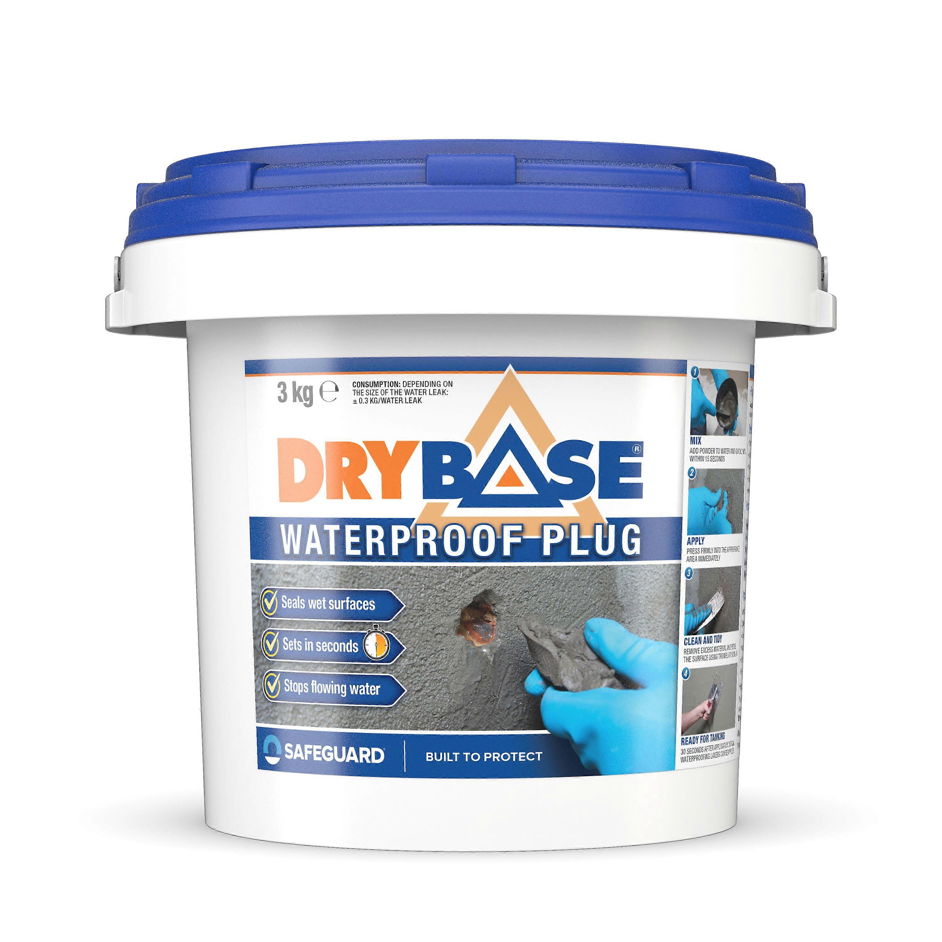 Drybase Waterproof Plugging Compound - Stop Water Leaks in Just 30 Seconds