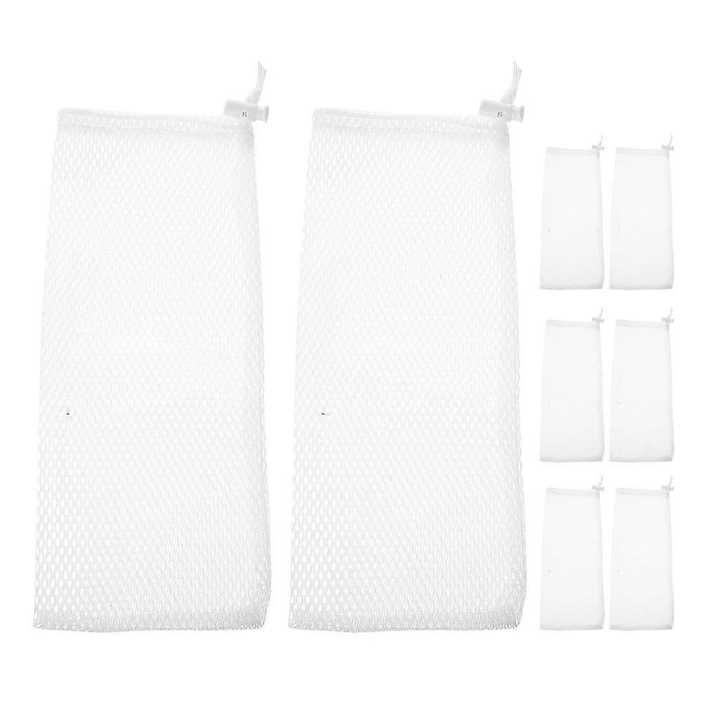 8Pcs Finch Sock Feeder Bird Feeder Sock Bird Food Sack Feeder Bird Feeding Drawstring Bag