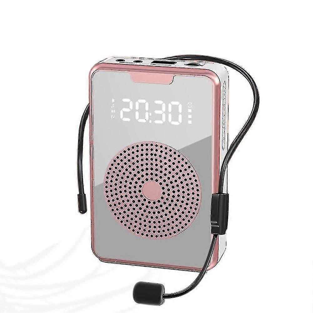 Portable Voice Amplifier for Teachers with Microphone Headset, Rechargeable Speaker for Training and Lectures