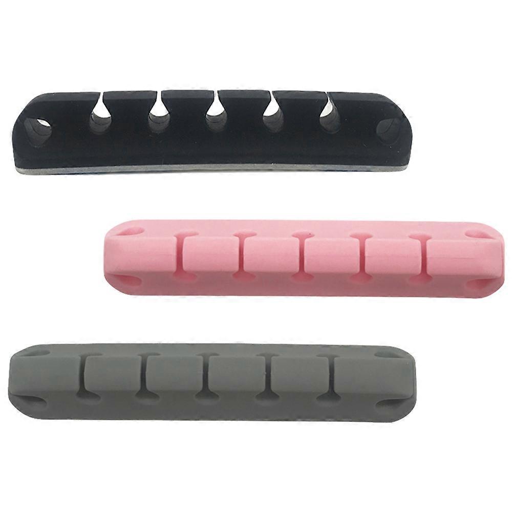 3 Stück Clips Desktop Cord Holder Wire Organizer System zur Verwendung