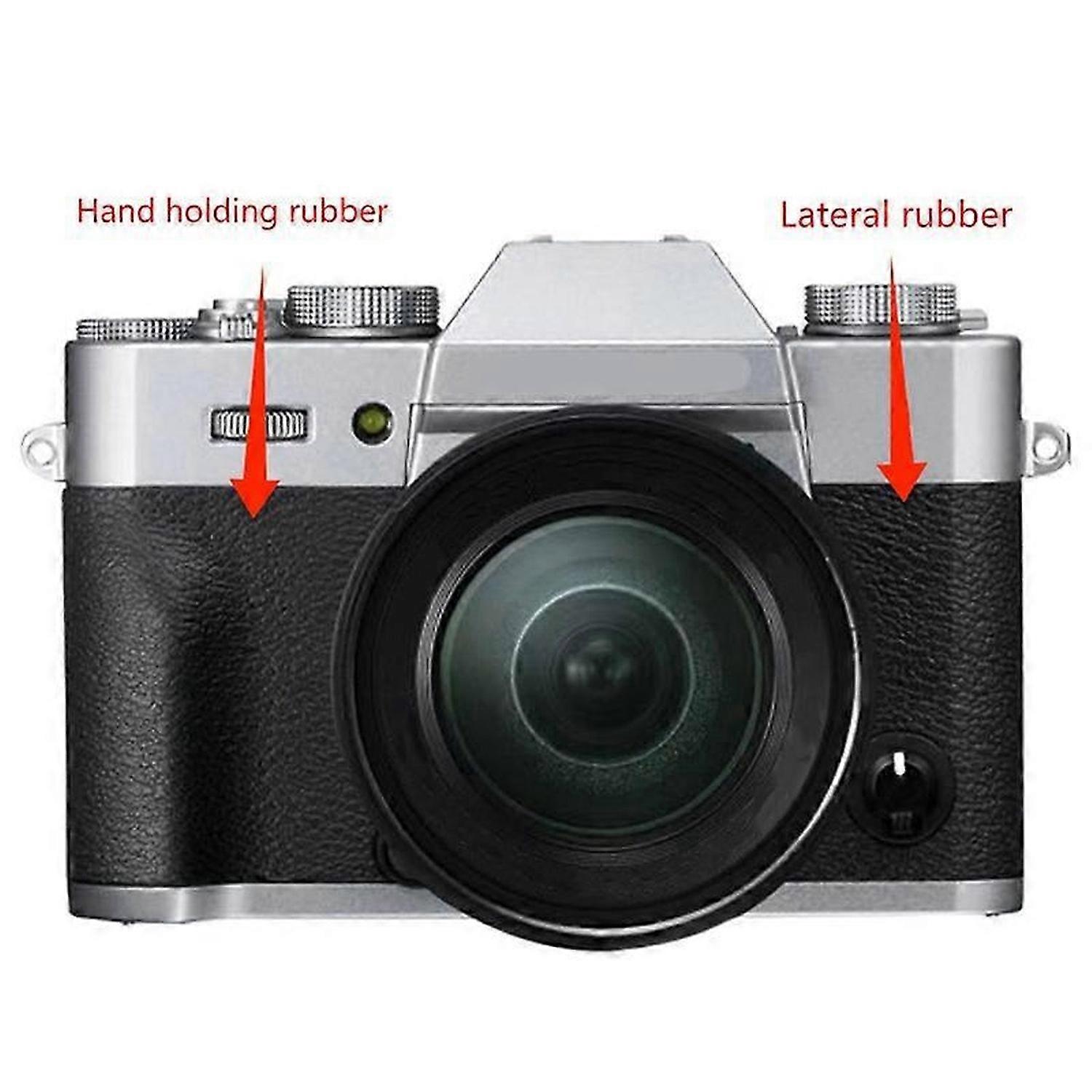 1 Set New Body Rubber Front Cover Rubber Thumb Grip Replacement Part for X-T10 X-T20 XT10 XT20 Camer