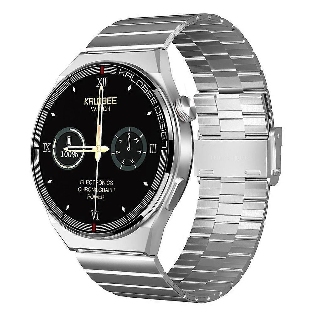 1.3 بوصة الخيزران الصلب الفرقة IP68 للماء ساعة ذكية تدعم مكالمة بلوتوث