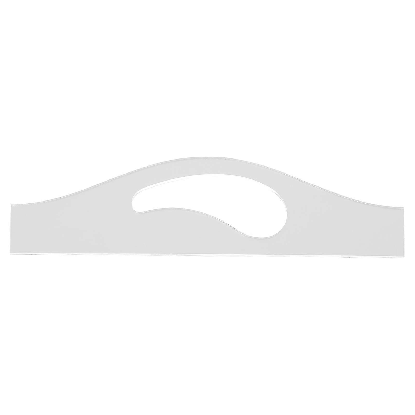 Charcuterie Board Handle Template Transparent Acrylic Rectangle Shaped 27.9X7.6cm for Cooking Enthusiasts 1Set