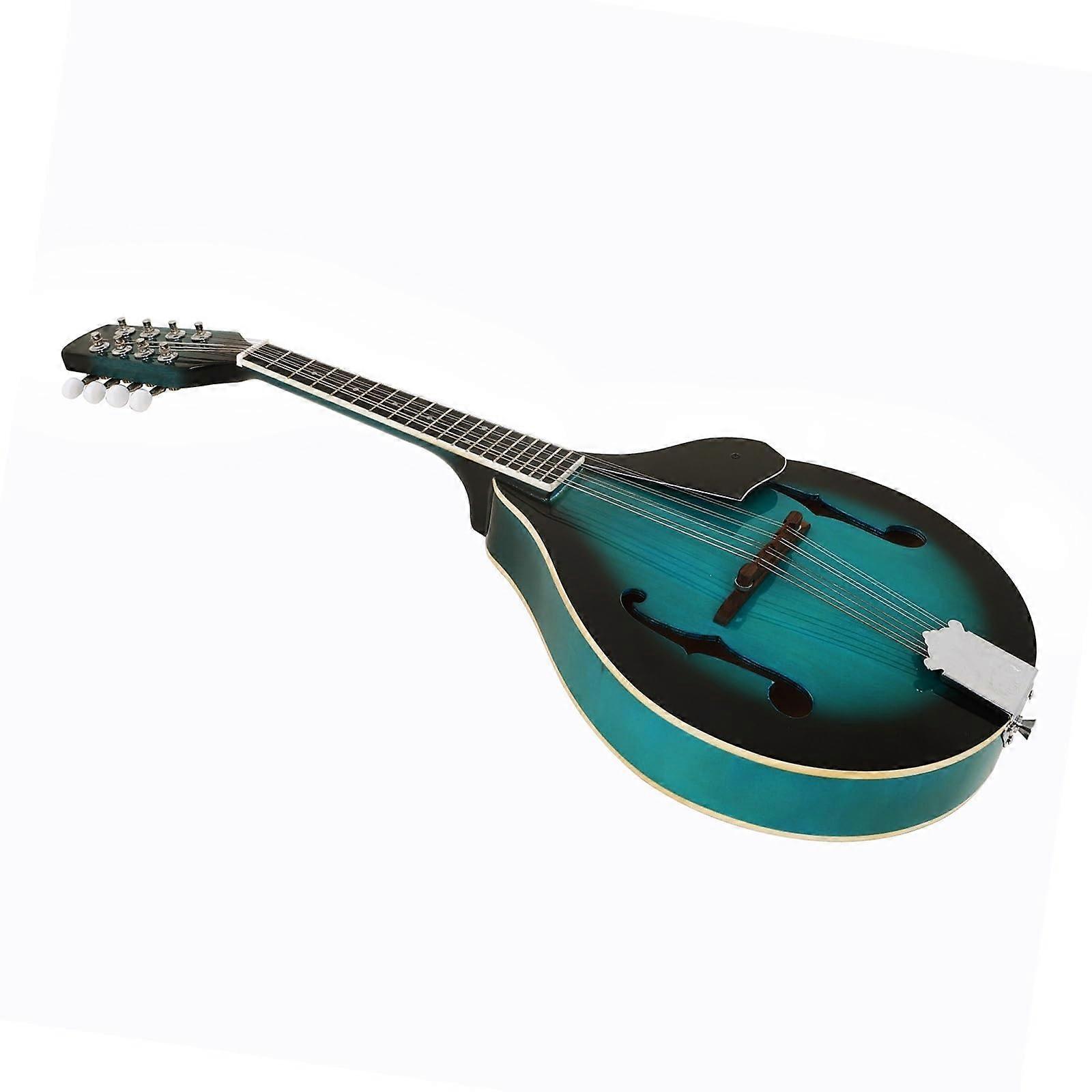 Mandolin Beginner Set National Musical Instrument Mandolin Piano Stone Green EightString Mandolin Instrument Mandolin Guitar Set (Mandolin)