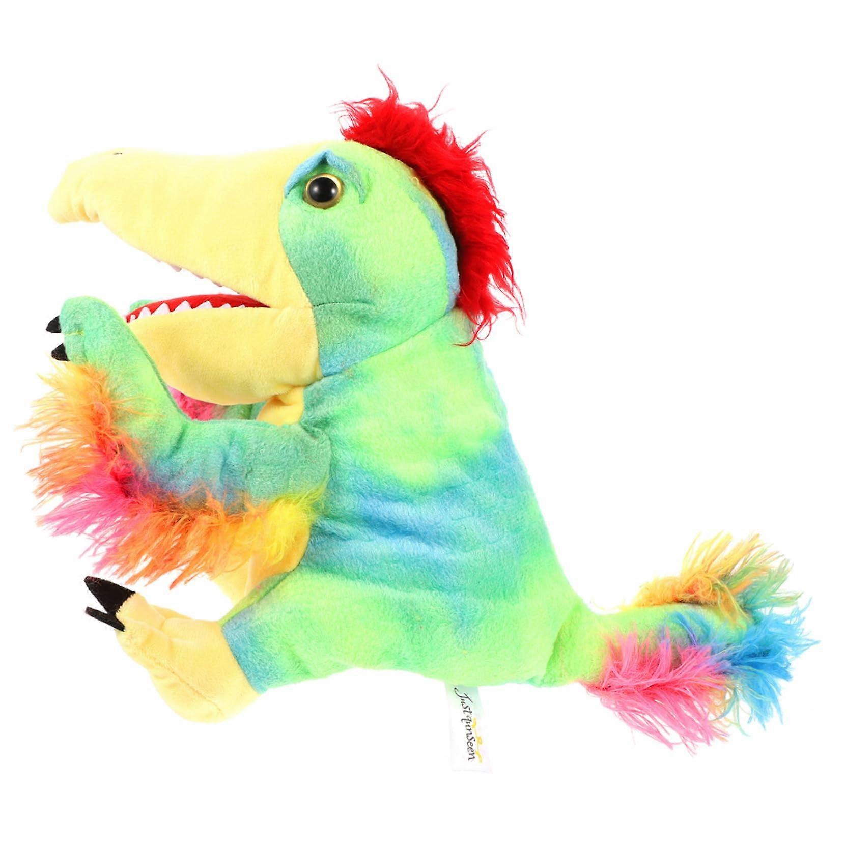Dinosaur Hand Puppet Realistic Figure Soft Plush Material Creative Role Play Promotes Parent-Child Bonding