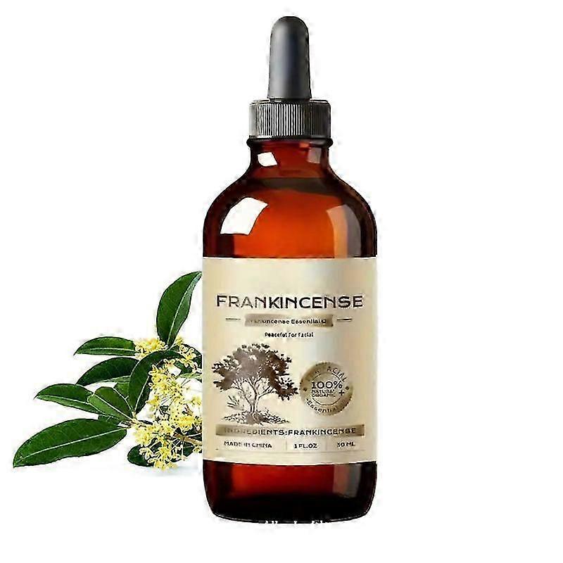 Frankincense eteerinen öljy - 100 % puhdas ja luonnollinen - ravitsee ihoaEnsiluokkainen eteerinen öljy diffuusoriin ja aromaterapiaan