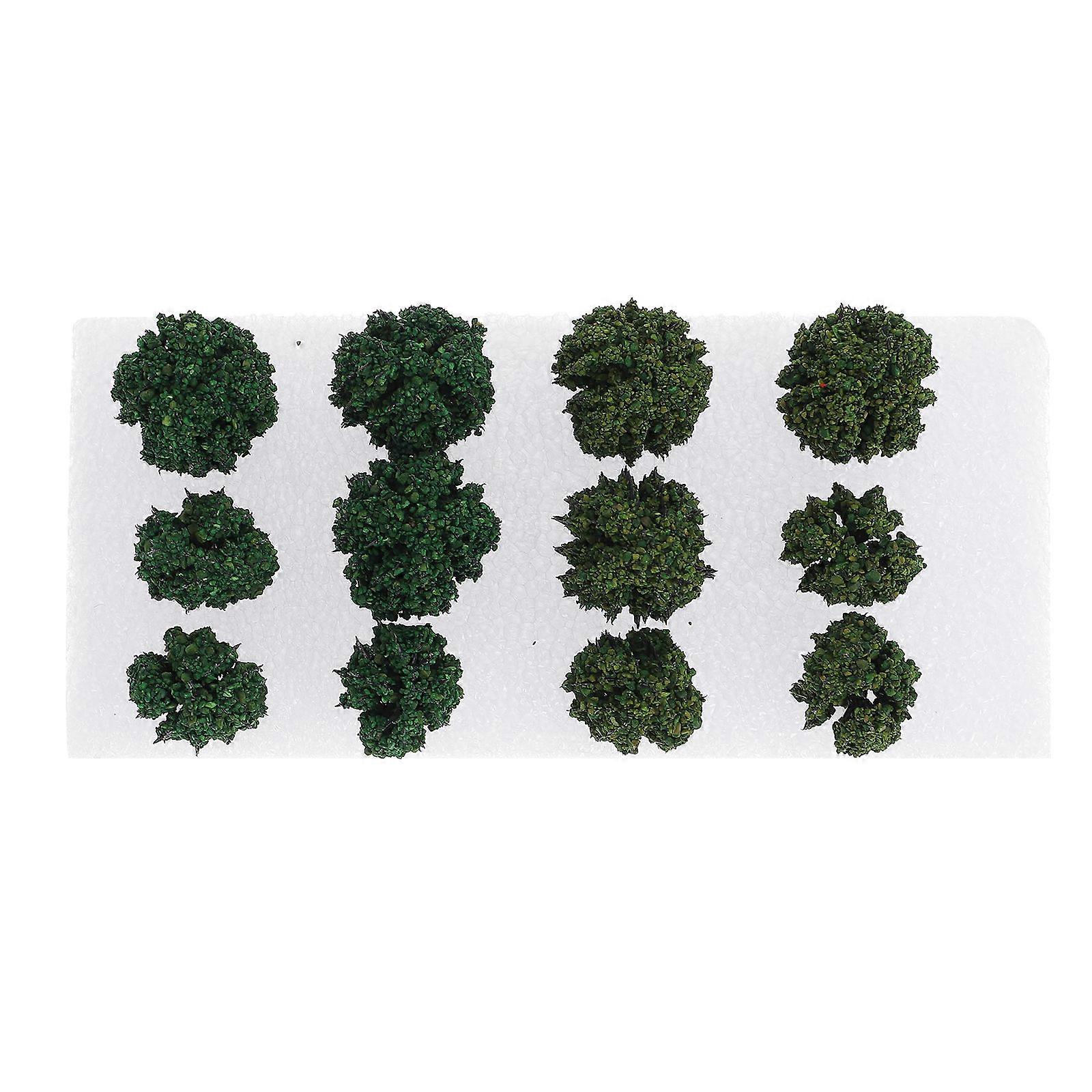 Miniature Shrub Models Micro Simulated Trees for DIY Landscape Decoration Sand Table Bonsai Projects Compact Design Easy to Use